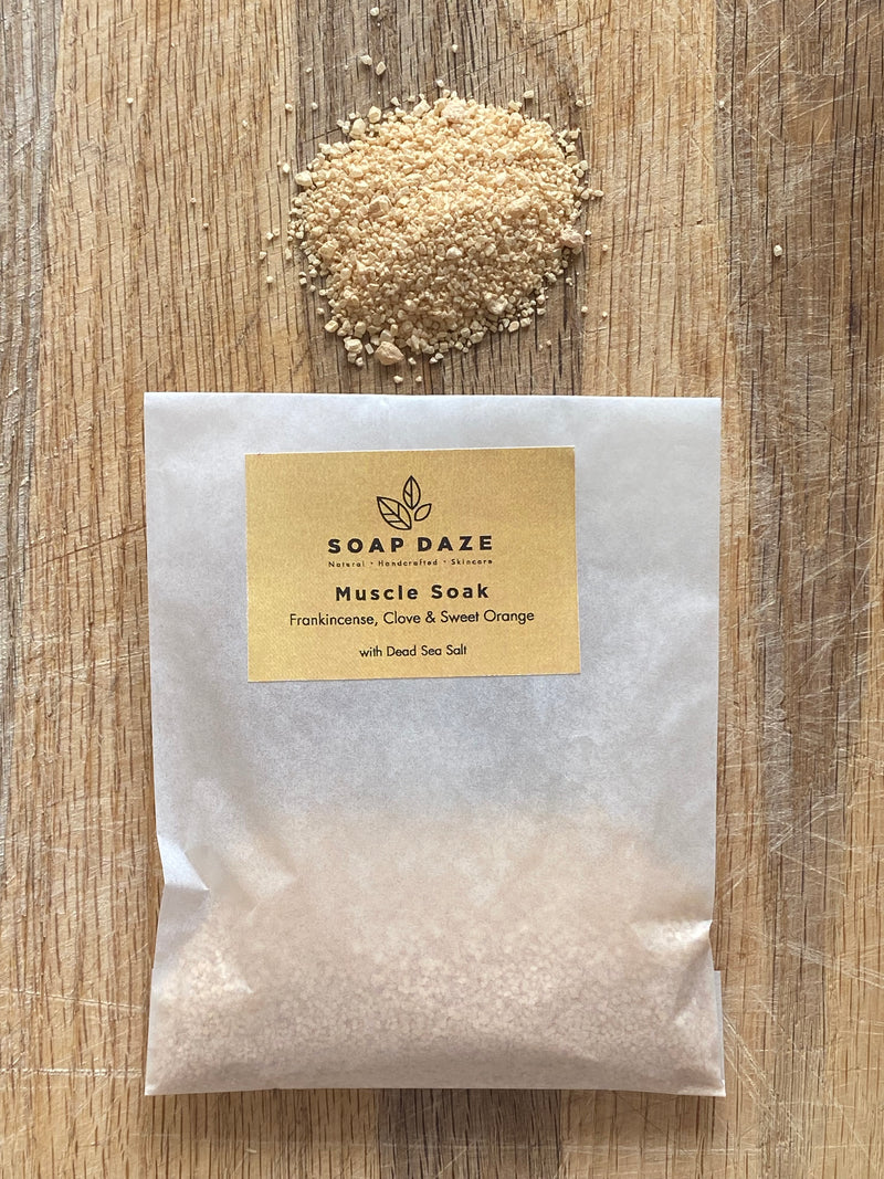 Muscle Soak - Frankincense and Orange, sample