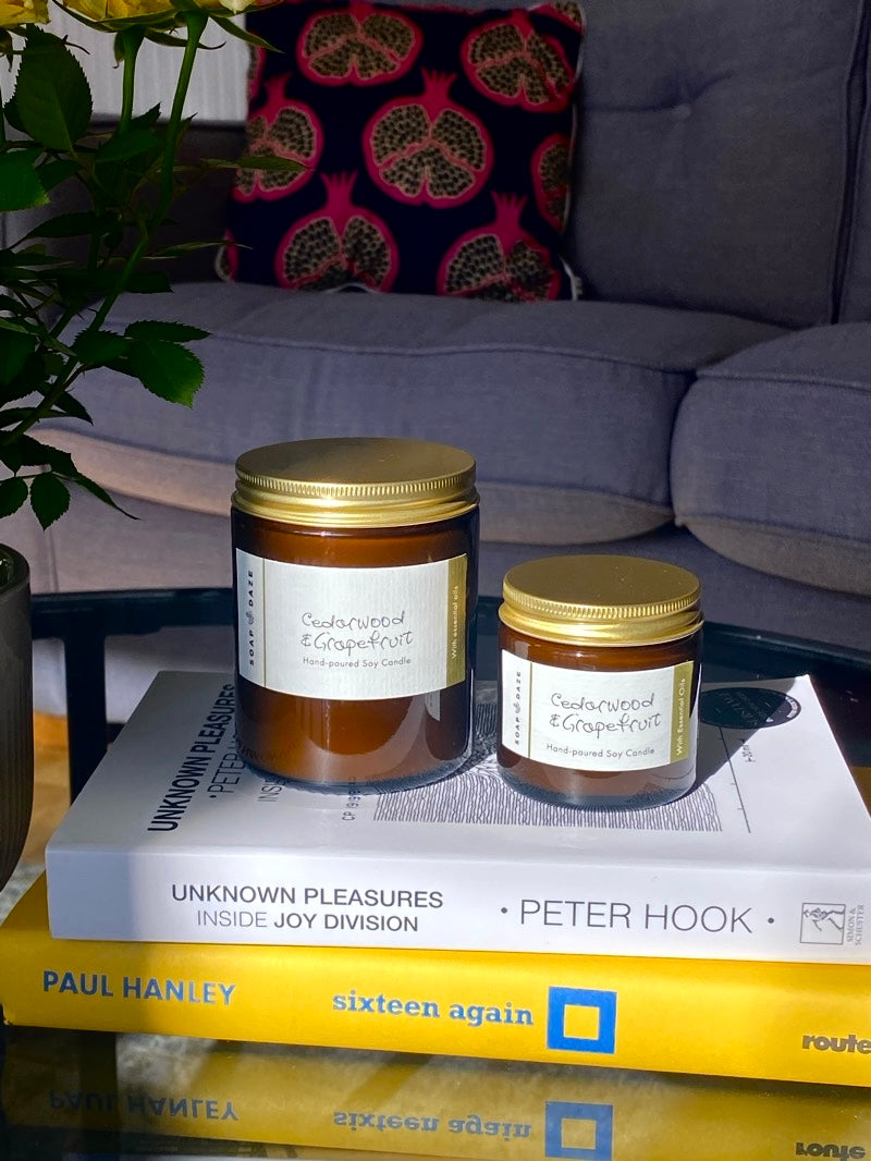 Cedarwood Grapefruit Soy Wax Candle