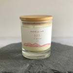 Personalised Joy Candle, Large Jo