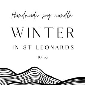 Personalised Winter Candle, Large