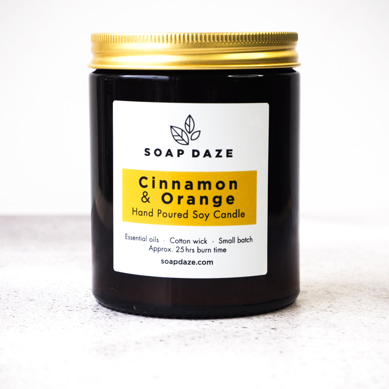 Cinnamon Orange Soy Wax Candle