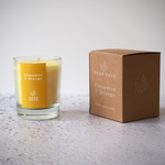 Cinnamon and Orange boxed votive candle