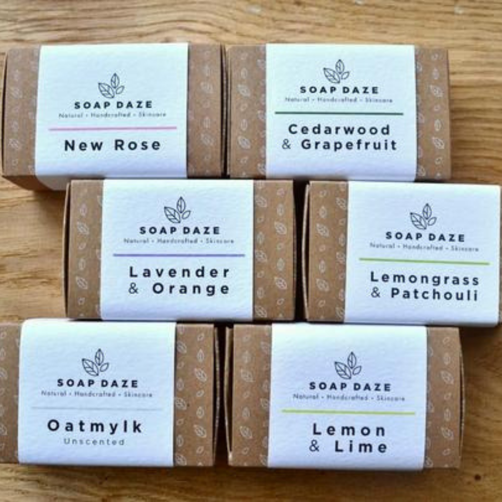 6 Large Handmade Vegan Soaps - Original Range – Soap Daze