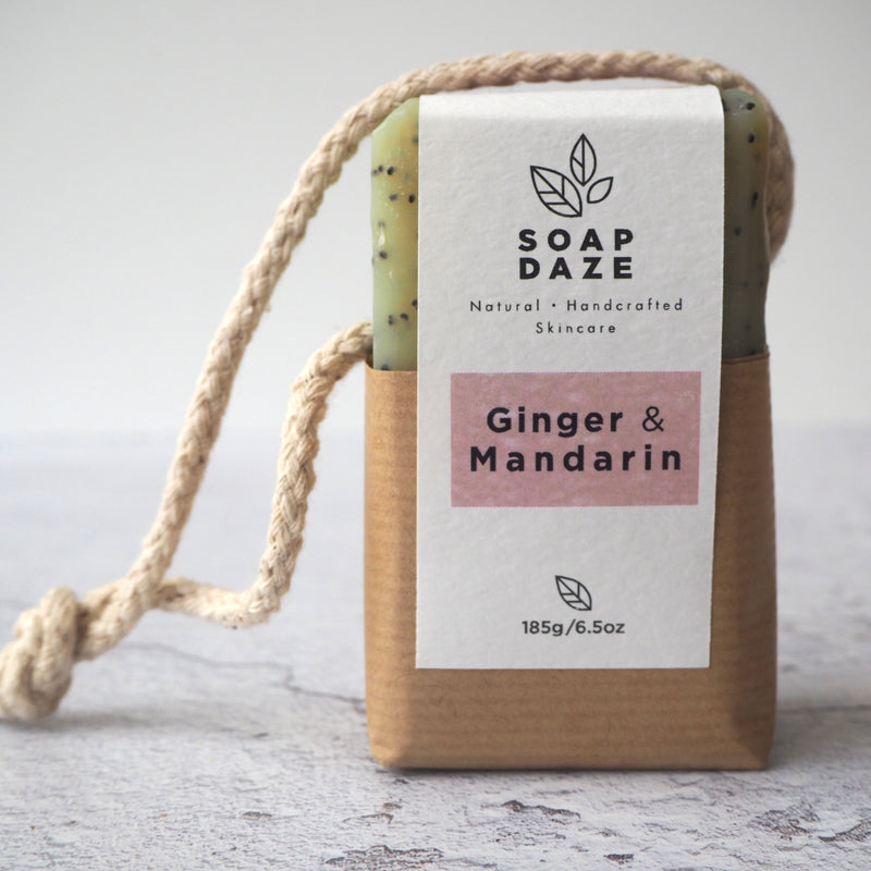 Ginger and Mandarin Soap on a Rope
