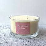3 Wick Large Candle, Spring